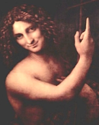 LEONARDO DA VINCI’S FIRST FINGER TO JOHN THE BAPTIST